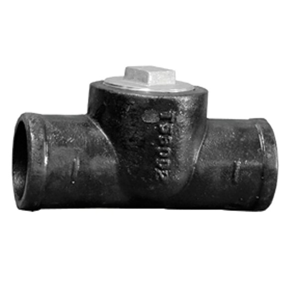 3in. x 3in. No Hub Test Tee with Plug - 7-3/4in. Length